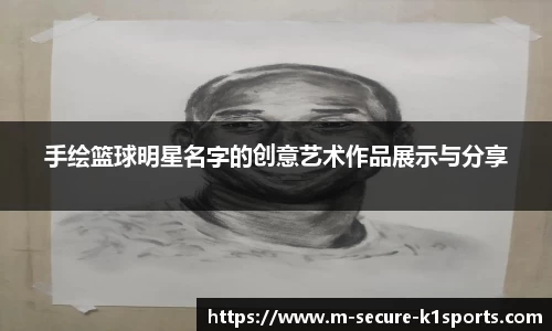 手绘篮球明星名字的创意艺术作品展示与分享